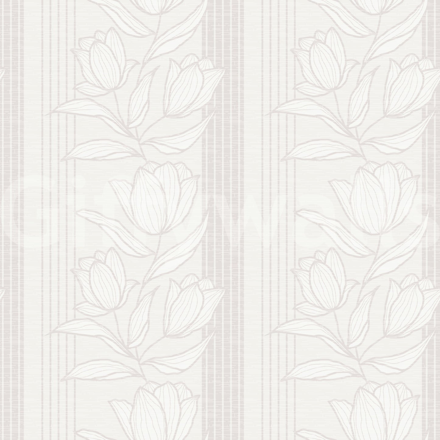 Line Art Bloom Wallpaper⁠