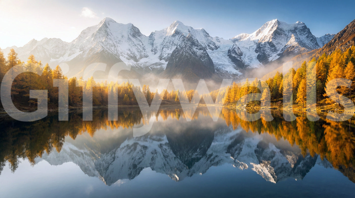 Mirror Mountain Vista vægmaleri