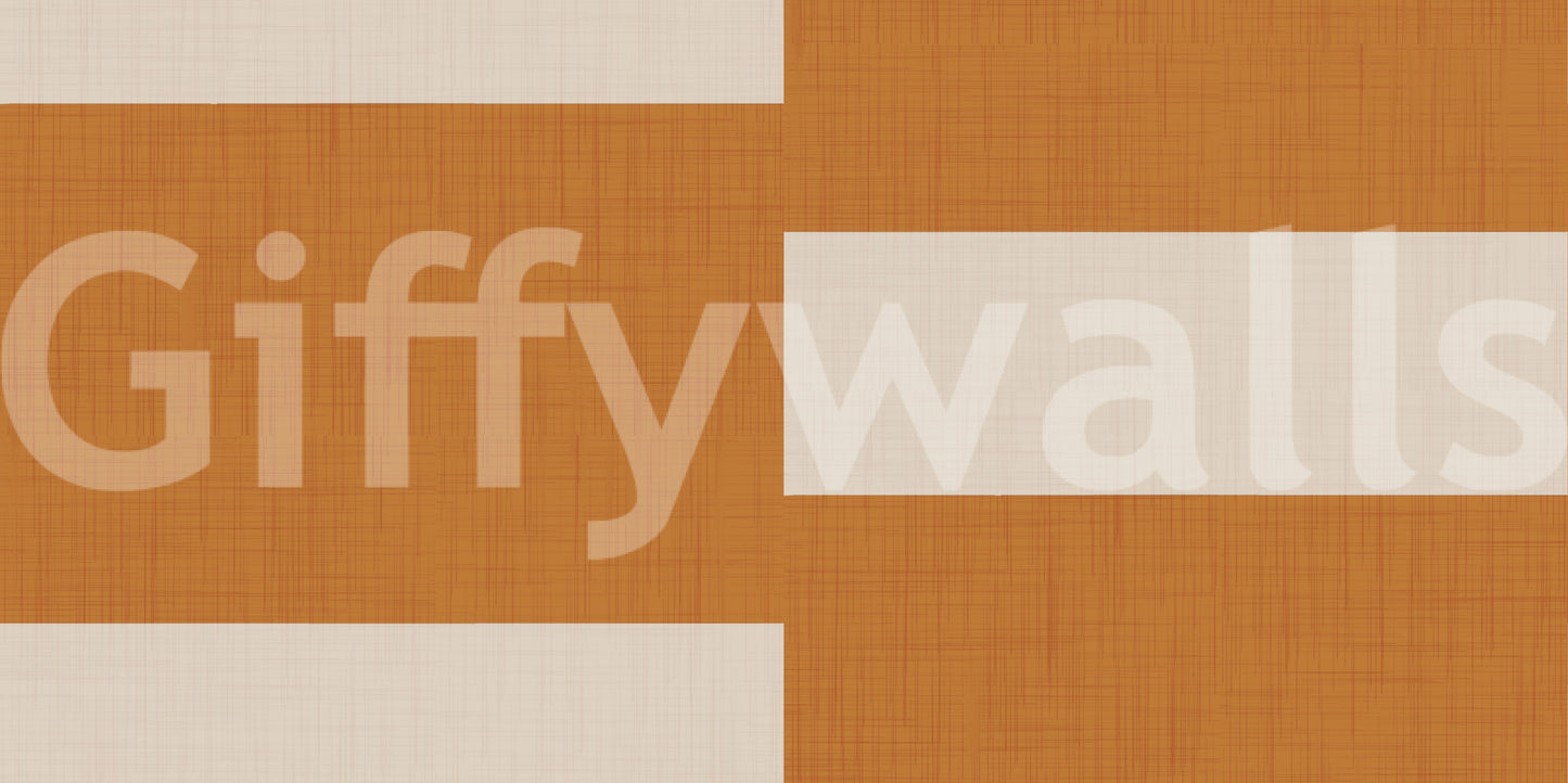 Papier peint minimaliste à rayures, couleur crème terracotta