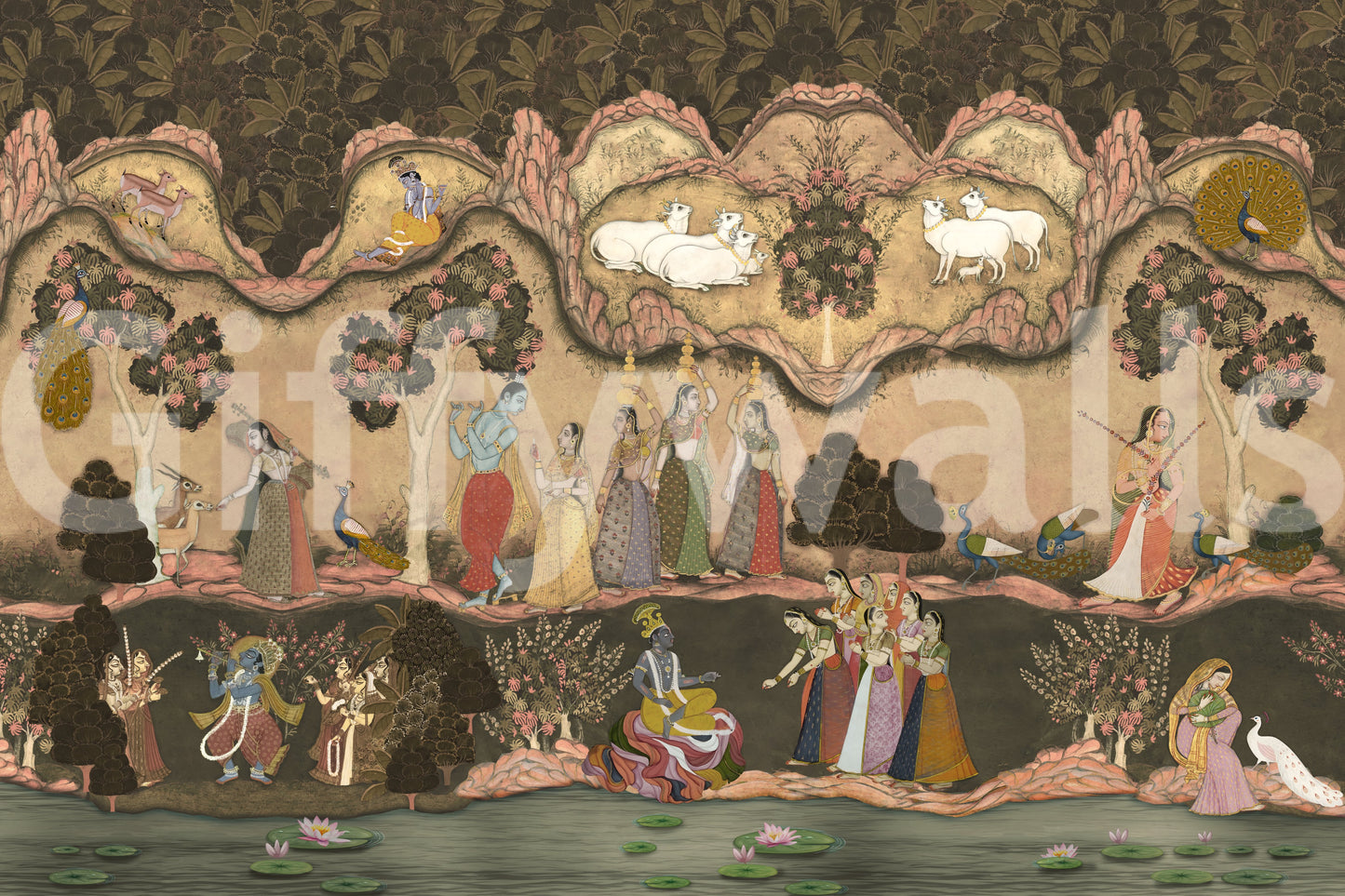 Timeless Indian Serenade Wall Mural