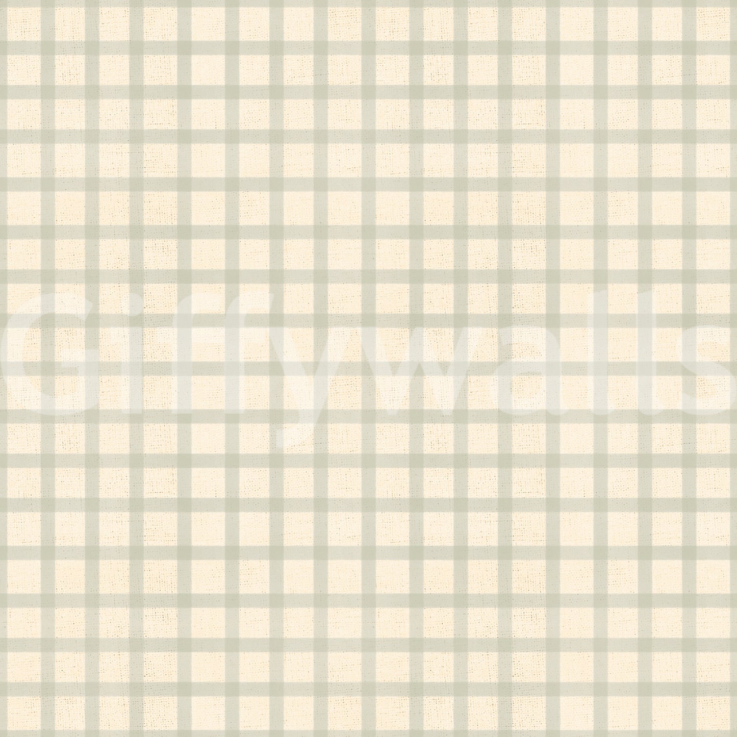 Elegant soft grid wallpaper with gingham pattern and canvas texture