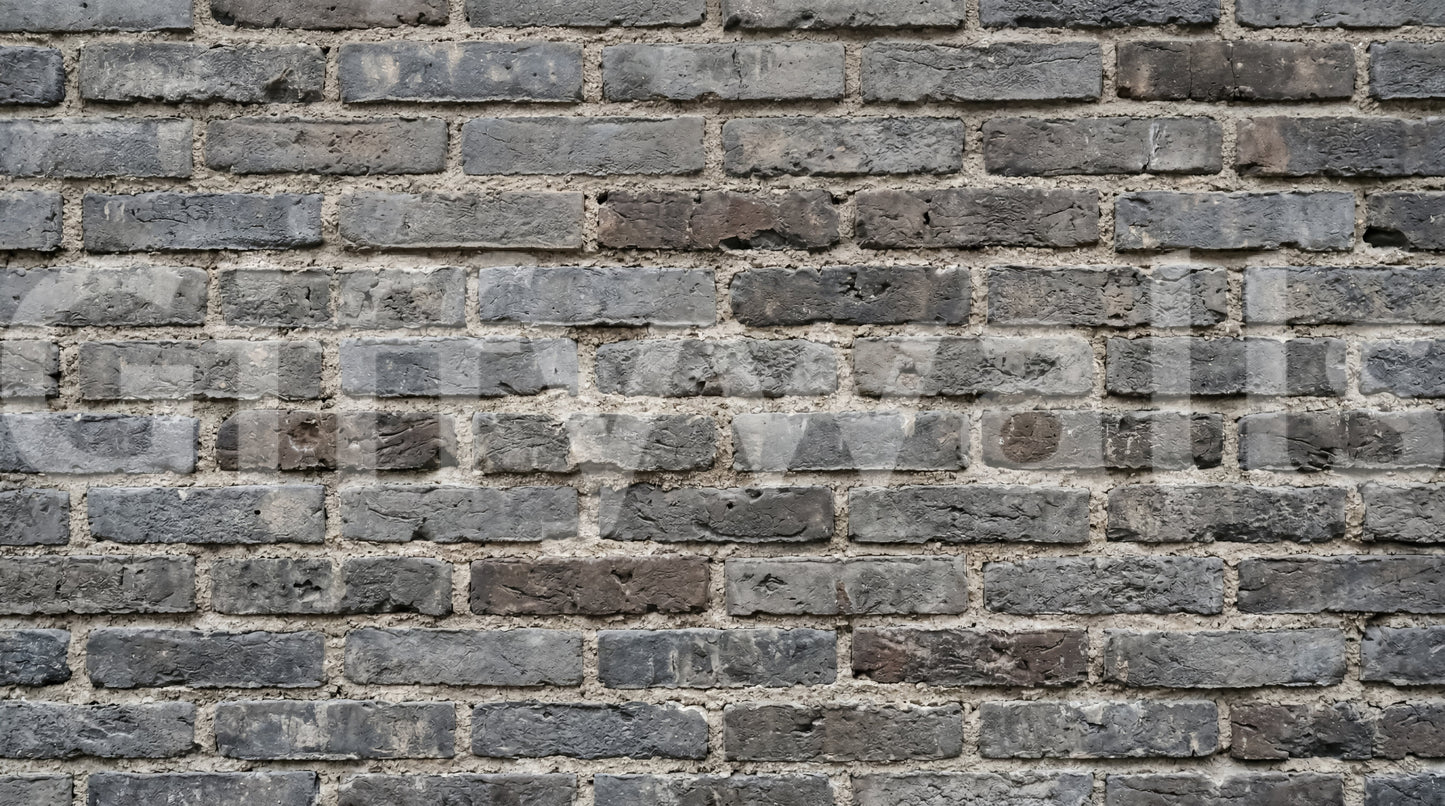 Murale da parete con texture di mattoni grigi urbani