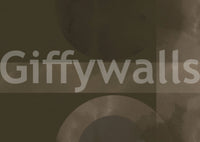 Earthy sepia tones blend beautifully on the shapes wall mural.