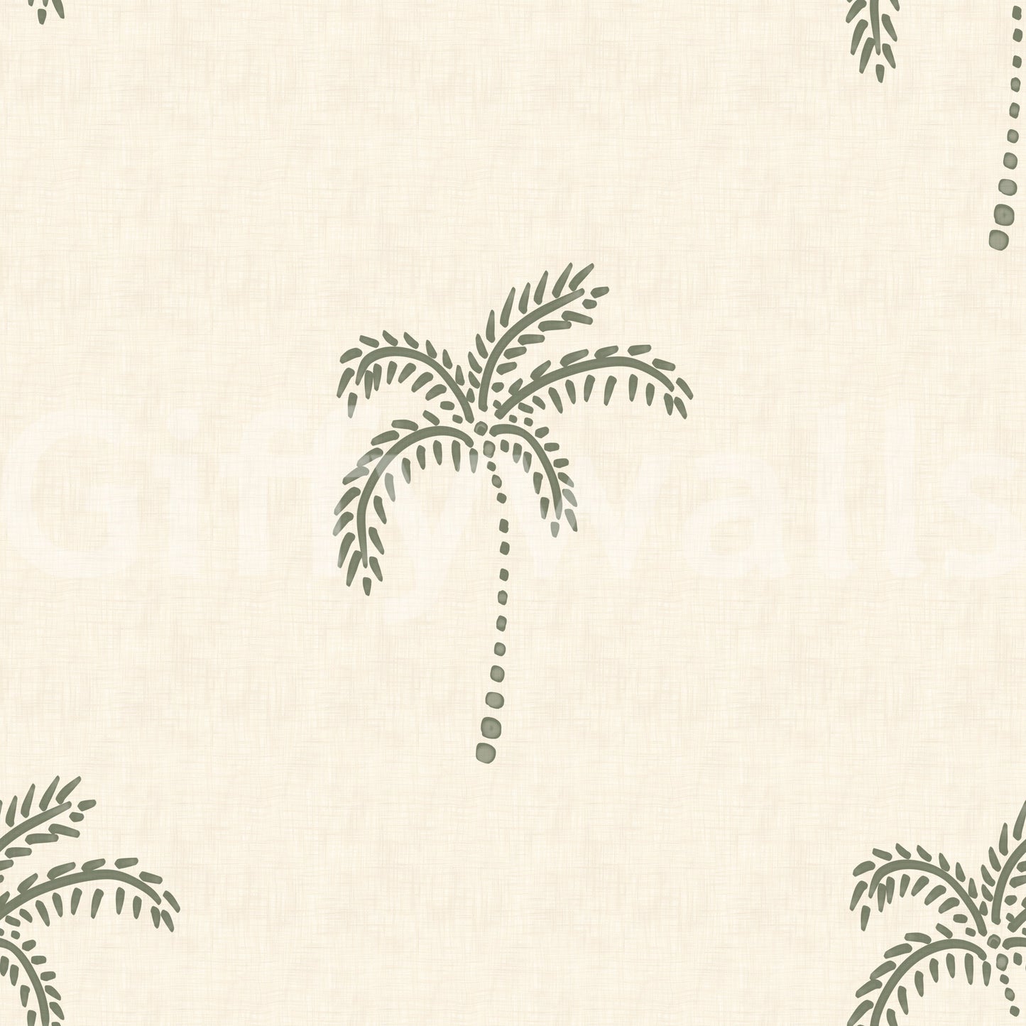 Beachy Boho Palmeoase Tapet⁠