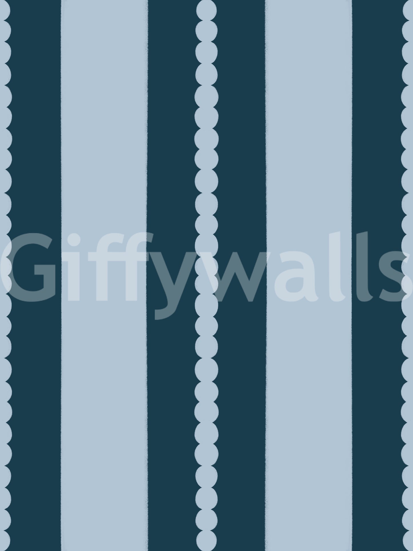 Scallop & Dot Vertical Harmony Behang