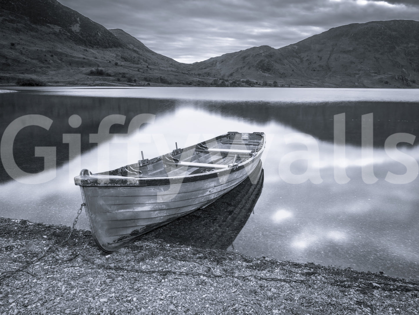 Silent Waters, Fjerne Fjellveggen Mural