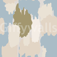 Minimal abstract wallpaper with muted colour layering and open spacing