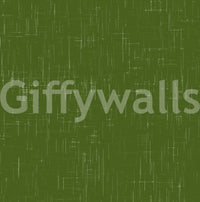 Modern green wallpaper with textile-style detailing and quiet warmth
