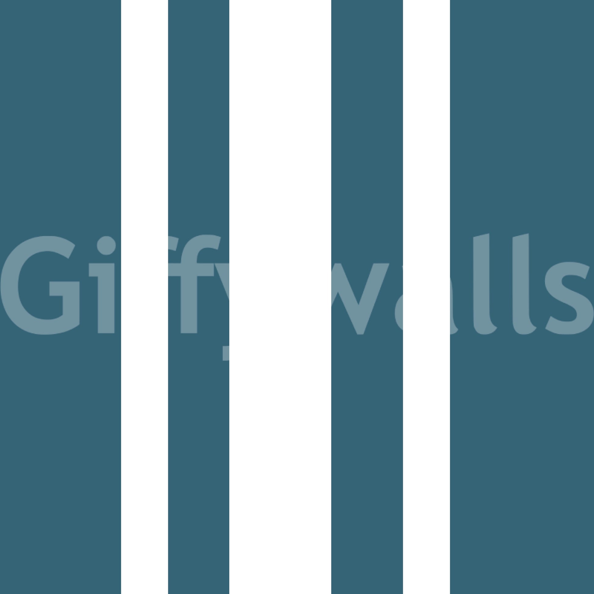 Blue Line Wallpaper featuring a clean ticking repeat and seaside tone