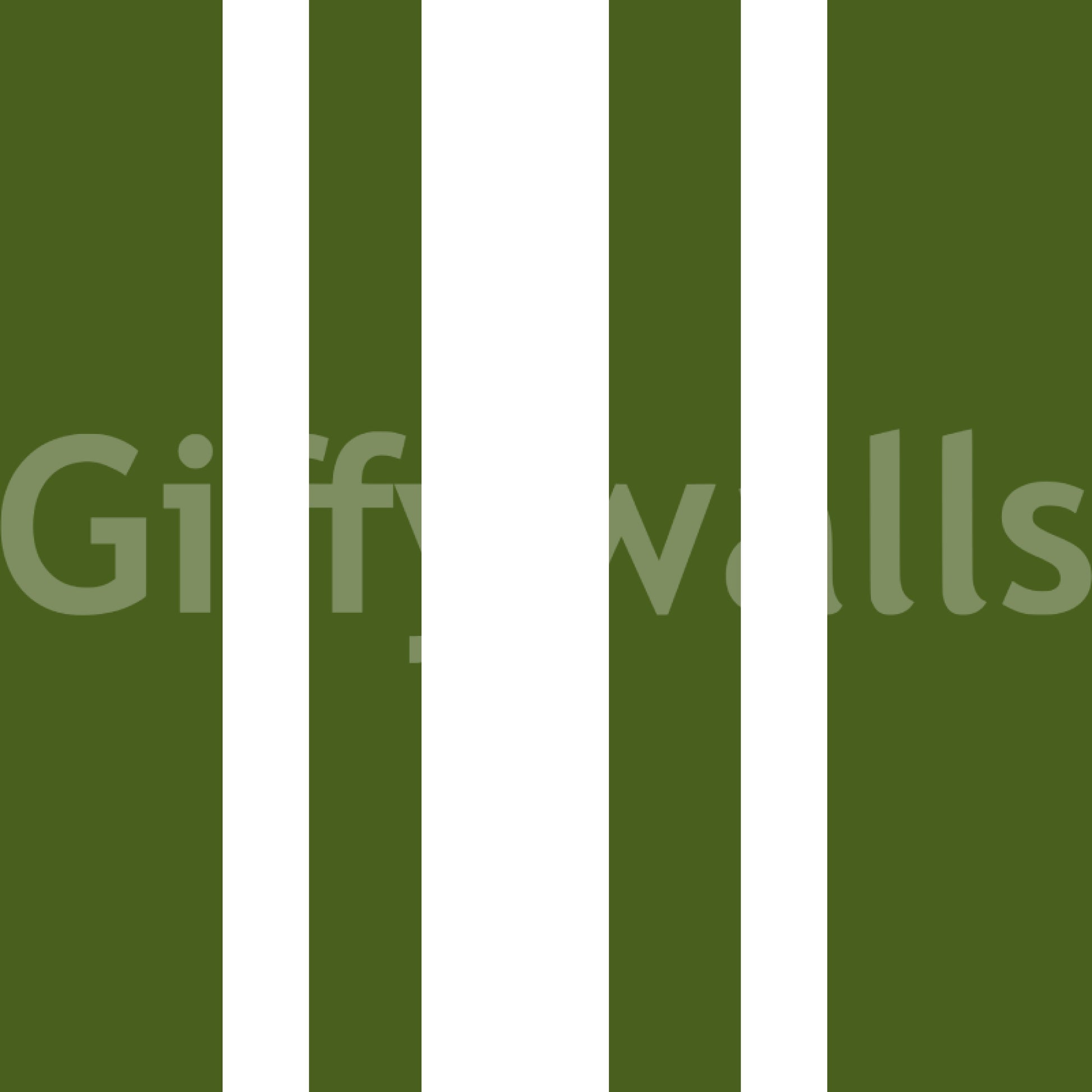 Decorative wallpaper featuring olive stripes and rustic farmhouse appeal
