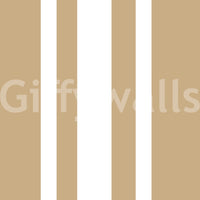 Classic ticking stripe wallpaper with warm neutral surface movement