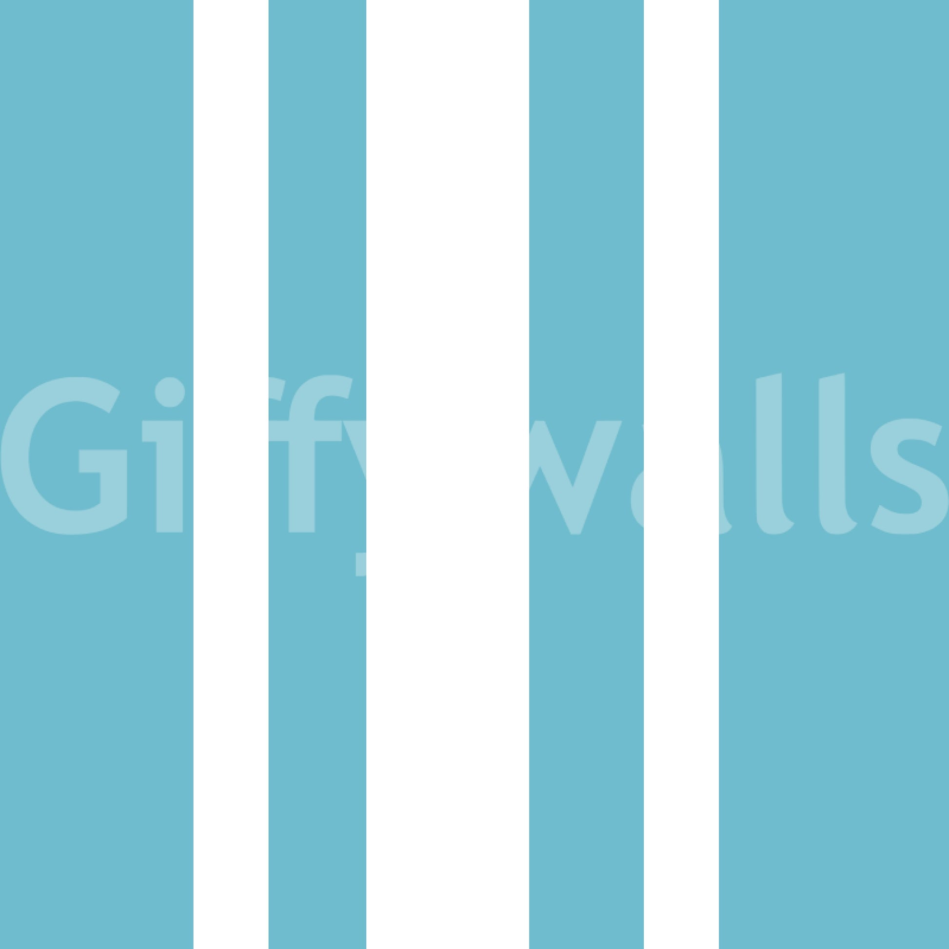 Classic ticking wallpaper showing Mid Century vertical pattern rhythm