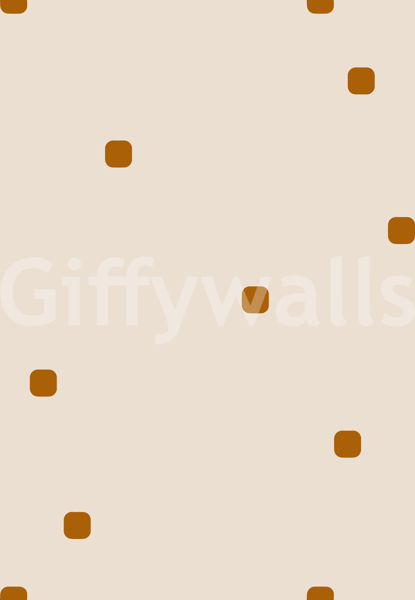 Beige Blush Wallpaper carrying rounded marks and a subtle patterned finish