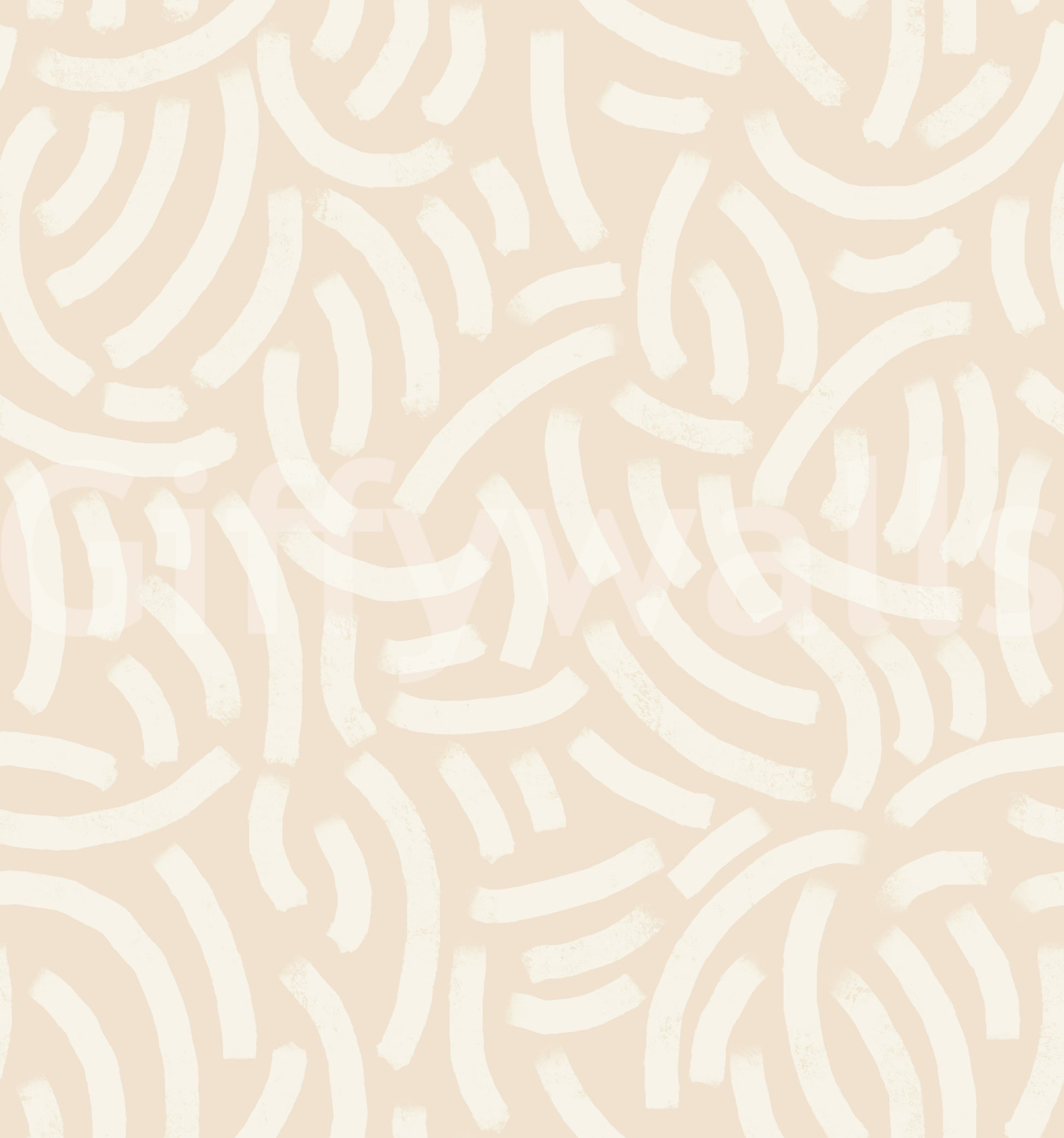 Neutral tones and organic arc shapes define this Textured Paint wallpaper