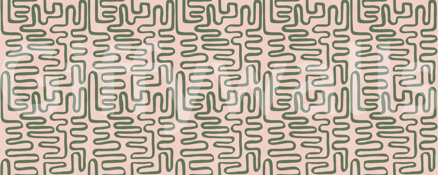 Papier peint mural Soft Flow Maze