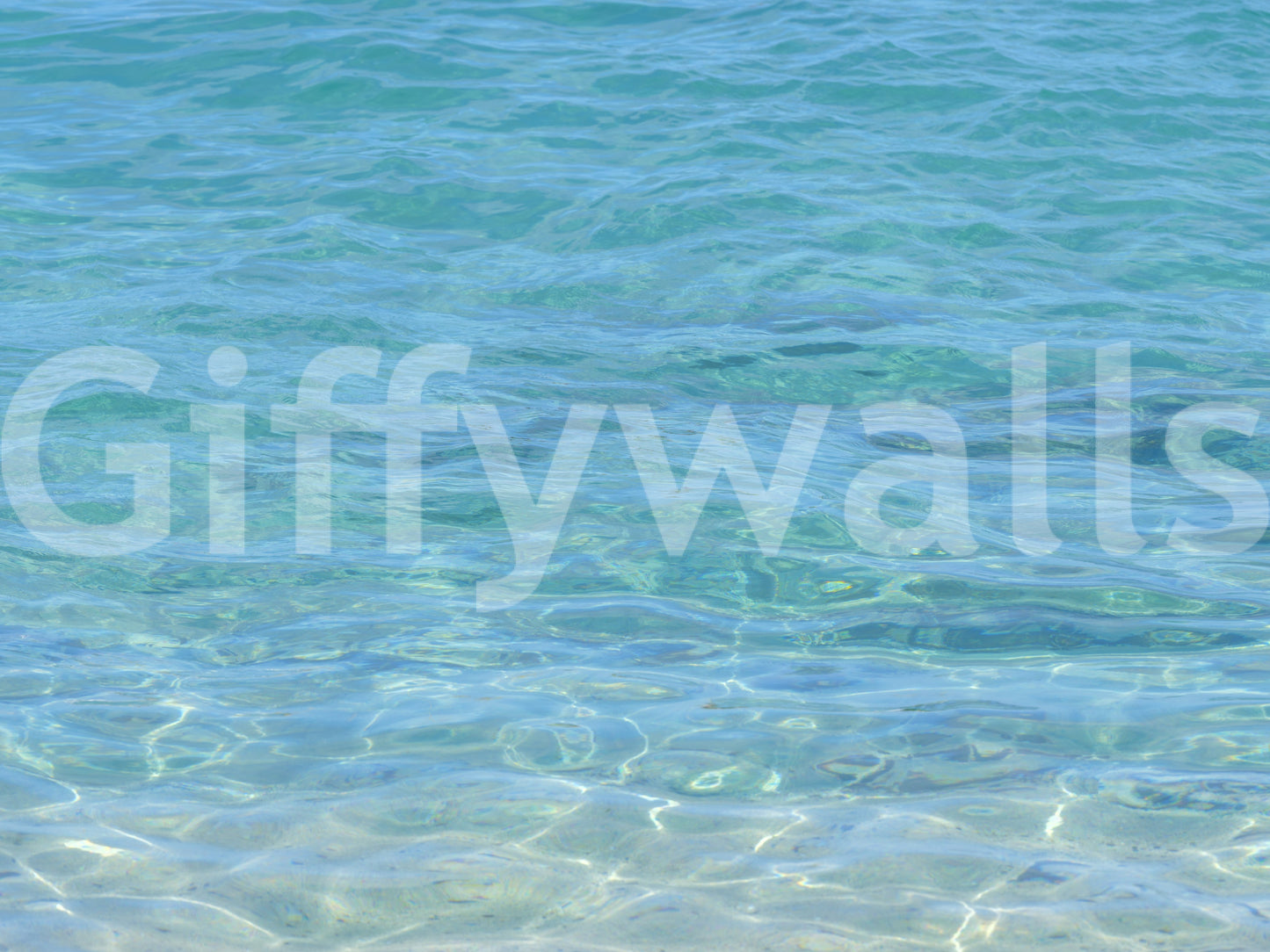 Aqua Serenity Wandbild