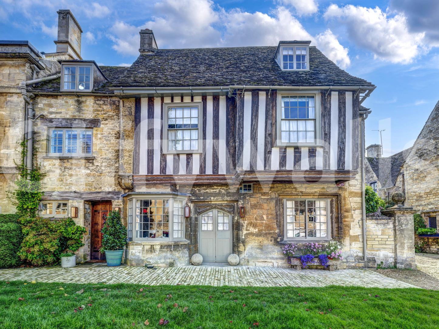 Cotswold Charm Cottage Wandbild