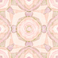 Harmony Wallpaper with watercolor texture and a balanced geometric repeat