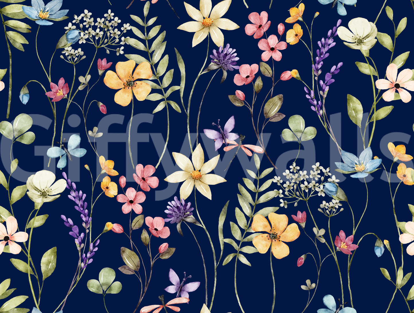 Enchanted Midnight Garden Wallpaper⁠