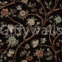 Never Ending Tree Chintz Revival Mørk Vægmaleri