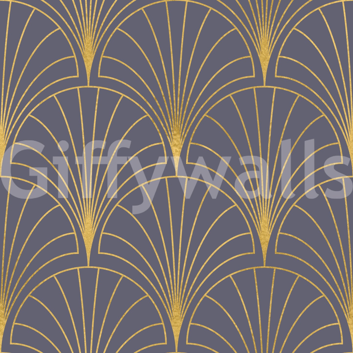 Carta da parati Regal Gatsby malva e oro