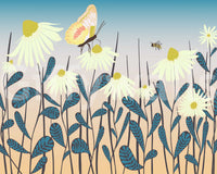 Sunny Day Daisy Garden Vægmural Vægmural