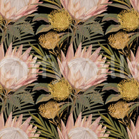 Tapete Mitternachts-Protea und Goldene Palme