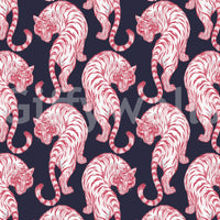 Midnight Rose Prowling Tiger Tapete