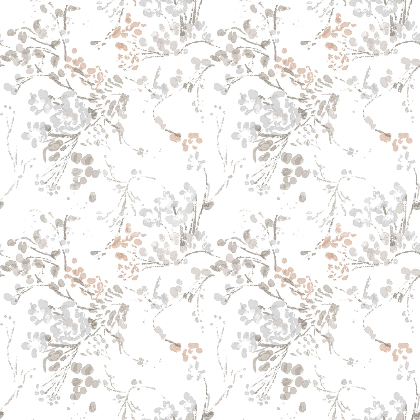 Whispering Pastel Botanicals Tapet