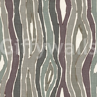 Rayures verticales ondulées en grain de bois organique - Papier peint aux tons terreux et doux⁠
