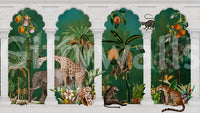 Majestätisches Mogul-Bogen-Safari-Wandbild