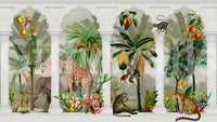 Fresque murale Arche Impériale Safari Tropical