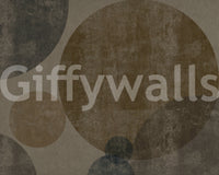 Industrial Concrete Spheres Geometric Wallpaper Wall Mural