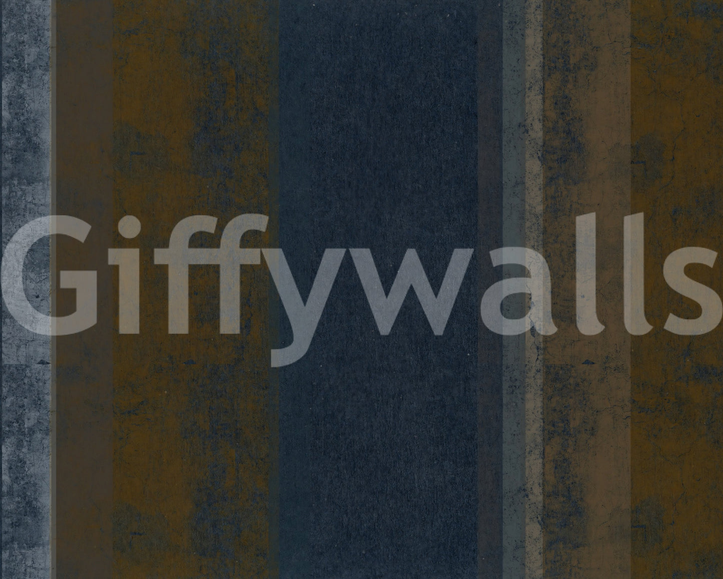 Moody Earth & Iron Textured Vertical Stripes Wall Mural