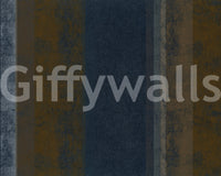 Moody Earth & Iron Textured Vertical Stripes Wall Mural