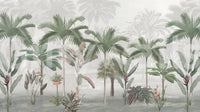 Vintage tropisches botanisches Wandbild