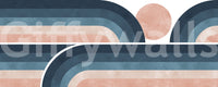 Fresque Murale Arcs Horizon Nostalgique