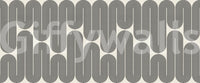 Monochromatische geometrische Wellen Wandbild
