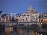 St. Peter’s Basilica Twilight Panorama Wall Mural