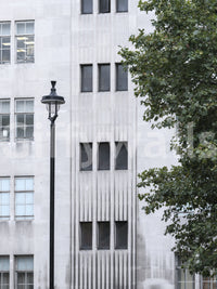 Urban Facade Geometry Vægmaleri