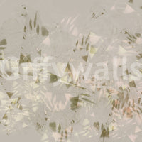 Papier peint mural feuillage aux coups de pinceau doux