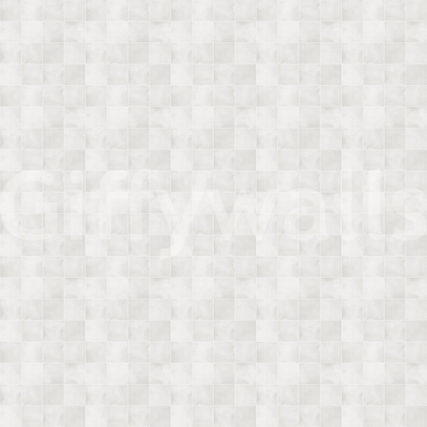 Tapeta Zellige Style Square Tiles - Ghost