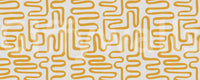 Wandbild Golden Maze mit linearem Muster