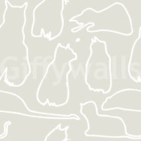 Munki and the Spot - Beige Tapet⁠