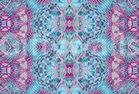 Magenta & Turquoise Abstract Ornamental Lattice Wallpaper - AMBER DESIGN Wallpaper Wallpaper⁠