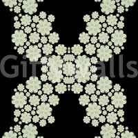 Ivory & Black Floral Vine Wallpaper -  CARDAMINE DESIGN  Wallpaper⁠