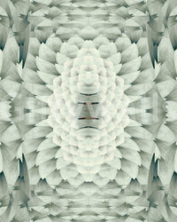 Papier peint floral géométrique sculptural - Papier peint GARDENIA DESIGN⁠