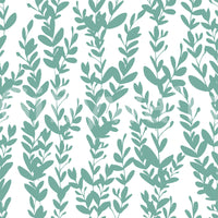Minimalistisk salvie botaniske vinranker tapet⁠
