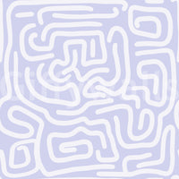 Minimalistisk violet labyrintmønster tapet