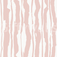 Papier peint à rayures peintes minimalistes couleur blush